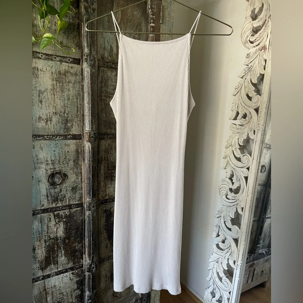 213 H&M High Neck Ribbed Dress - Picture 1 of 5